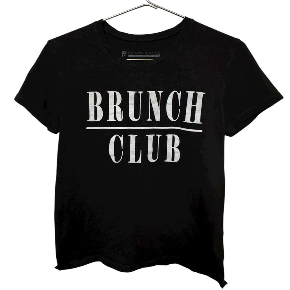 Prince Peter Collection High End Black Brunch Club Women’s S T-Shirt
